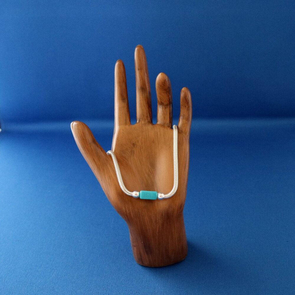 Turquoise and Sterling Silver Bracelet